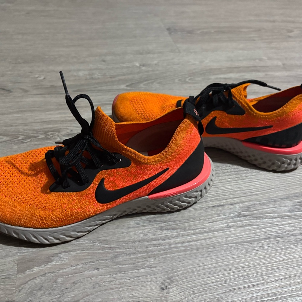 Nike Bright Orange Athletic Sneakers